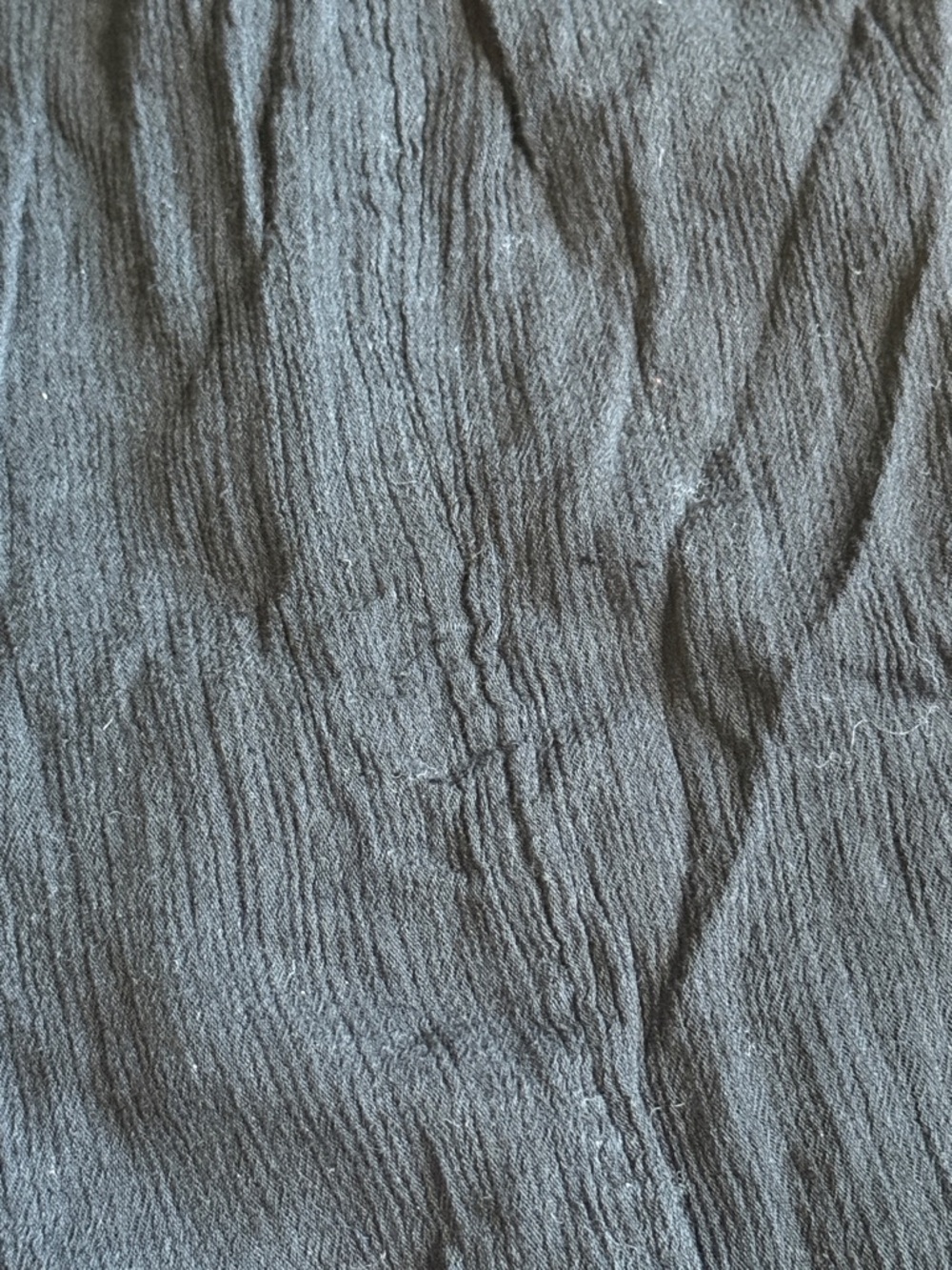 Hollister Black Lace-Trim V-Neck Long Sleeve Top whimsygoth - Picture 5 of 6